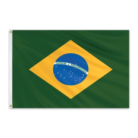 Brazil Outdoor Nylon Flag 6'x10'